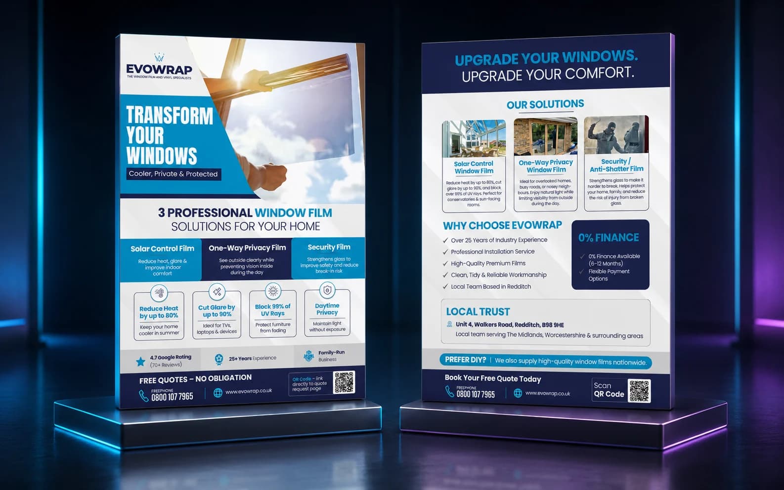 Evowrap Window Film Flyer